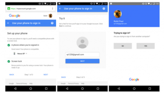 Google тестируют аккаунт, свободный от пароля
