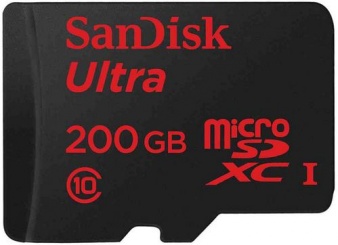 SаnDisk объявила о первой в мире microSD объемом на 200 ГБ