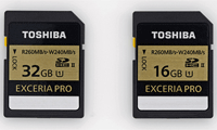 Toshiba разгоняет SD-карты EXCERIA и EXCERIA PRO