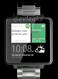 Смартвоч HTC с ОС Android Wear проявились благодаря утечке