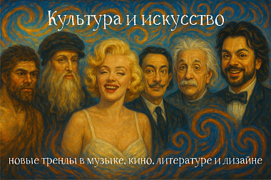 Культура и искусство: новые тренды в музыке, кино, литературе и дизайне. 
